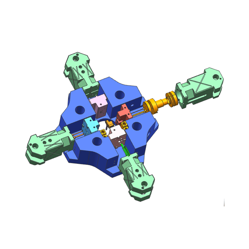 Высокоскоростная и многоползунковая форма для литья под давлением
